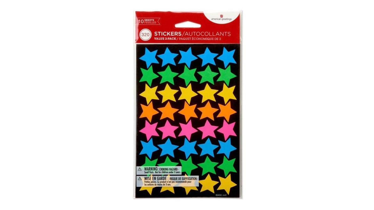 American Greetings Star Sticker Sheets Variety Delivery Near Me Doordash