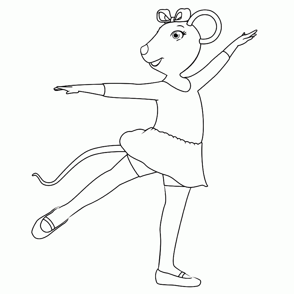  Angelina Ballerina Coloring Pages Books 100 FREE And Printable 
