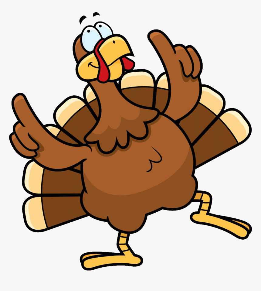 Animated Turkey Clipart Happy Thanksgiving Turkey HD Png Download Kindpng