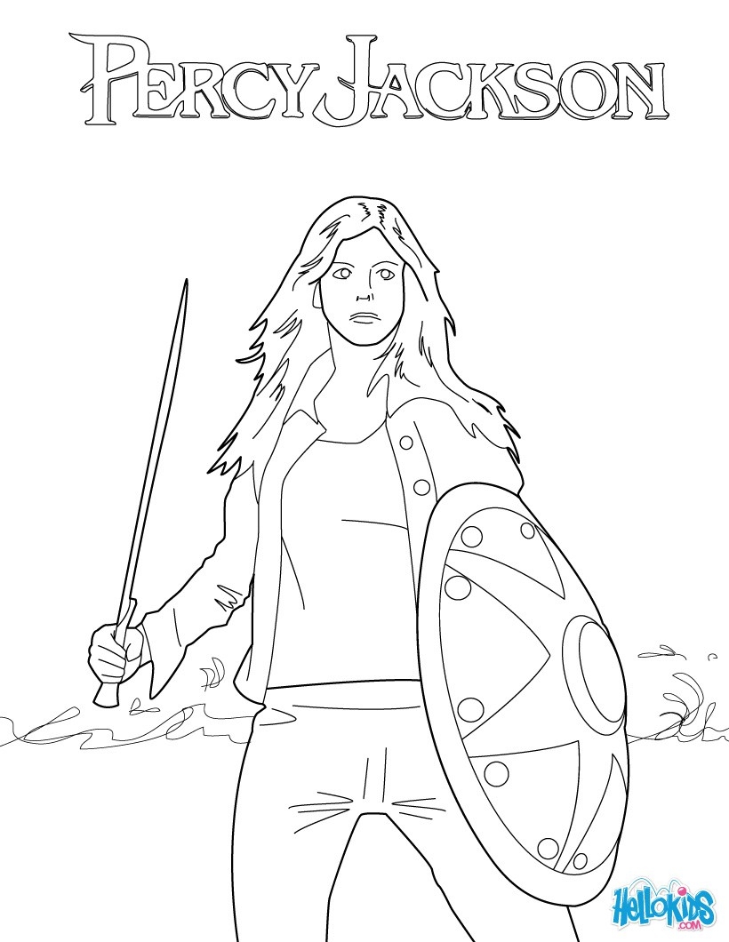 Annabeth Chase Coloring Pages Hellokids
