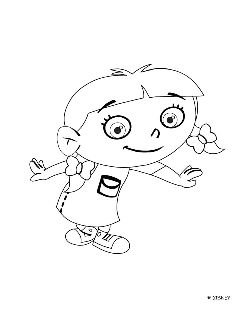 Annie Little Einsteins Coloring Pages Hellokids