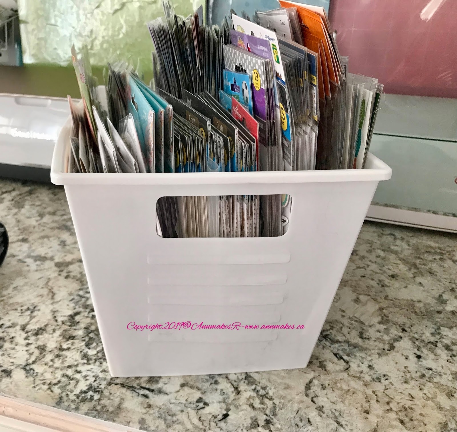ideas for storing stickers