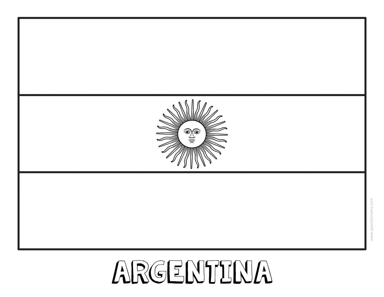 Argentina Coloring Pages