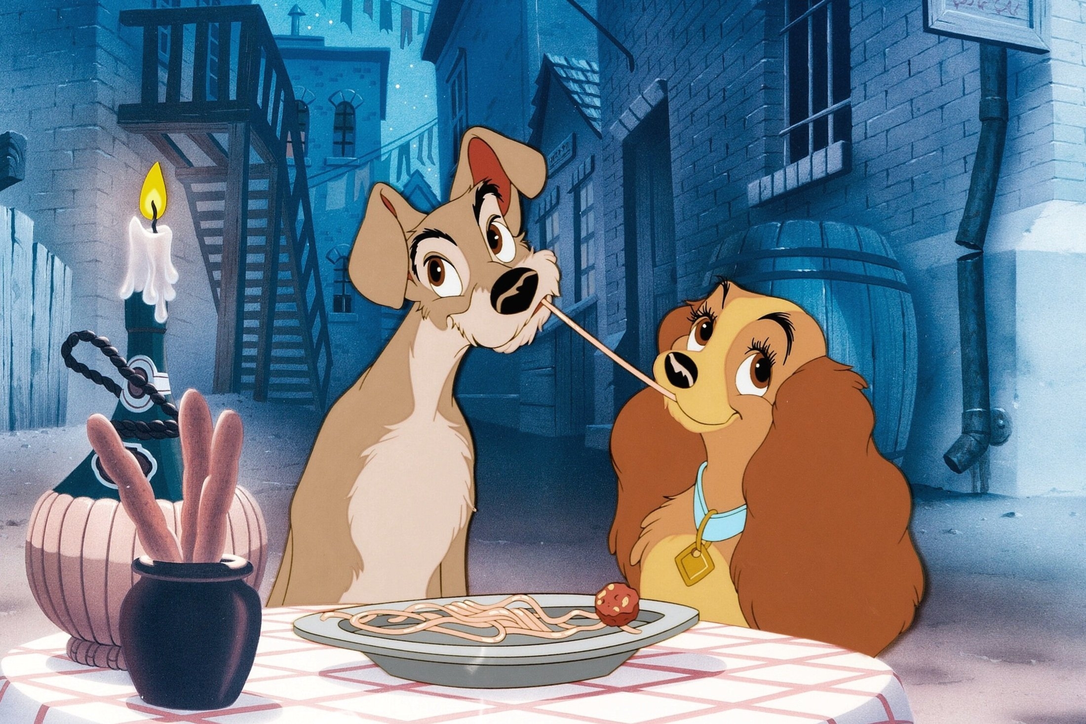 Art Of Lady And The Tramp