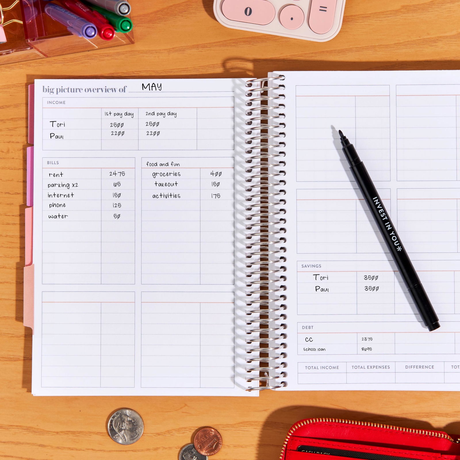 erin condren budget planner