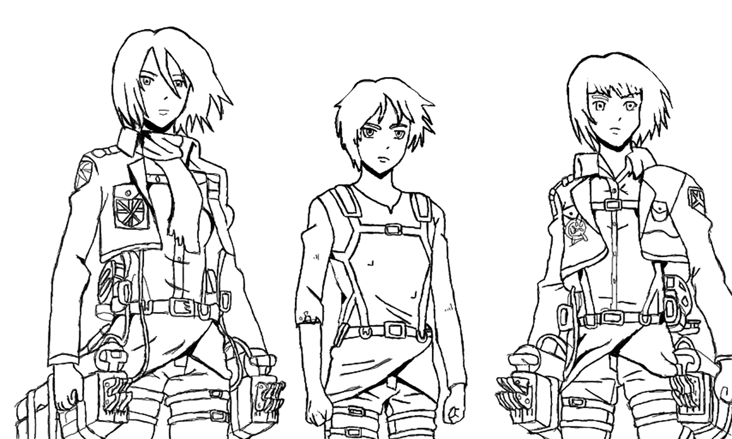 Attack Of The Titans Coloring Page For Kids Attack On Titan Coloring Pages