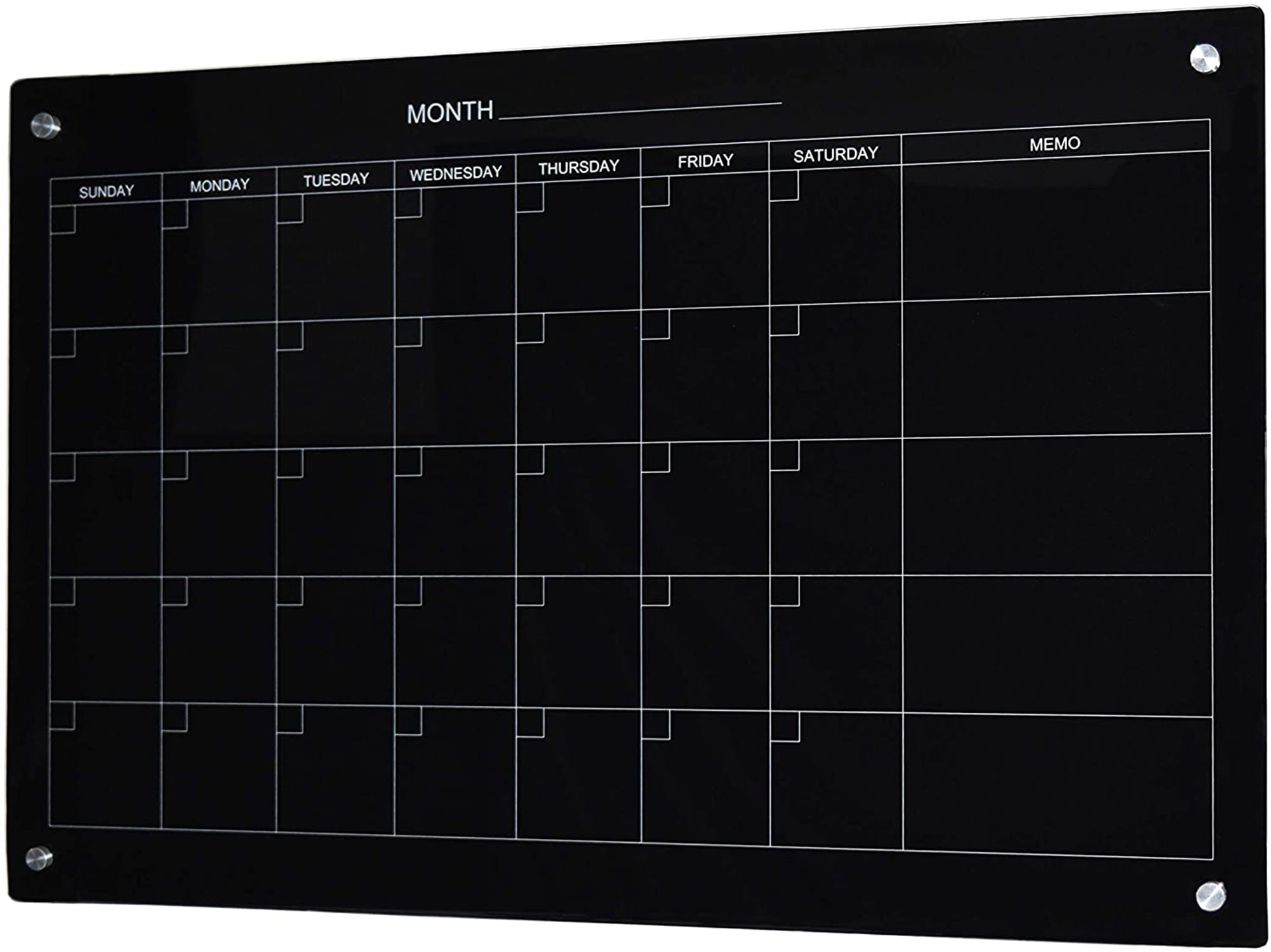 calendar board dry erase