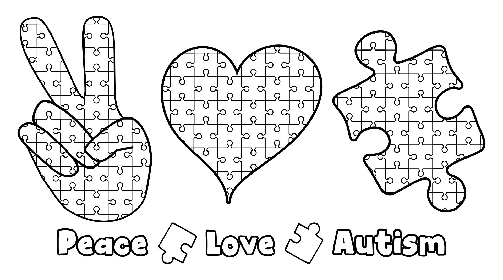 free printable autism coloring pages