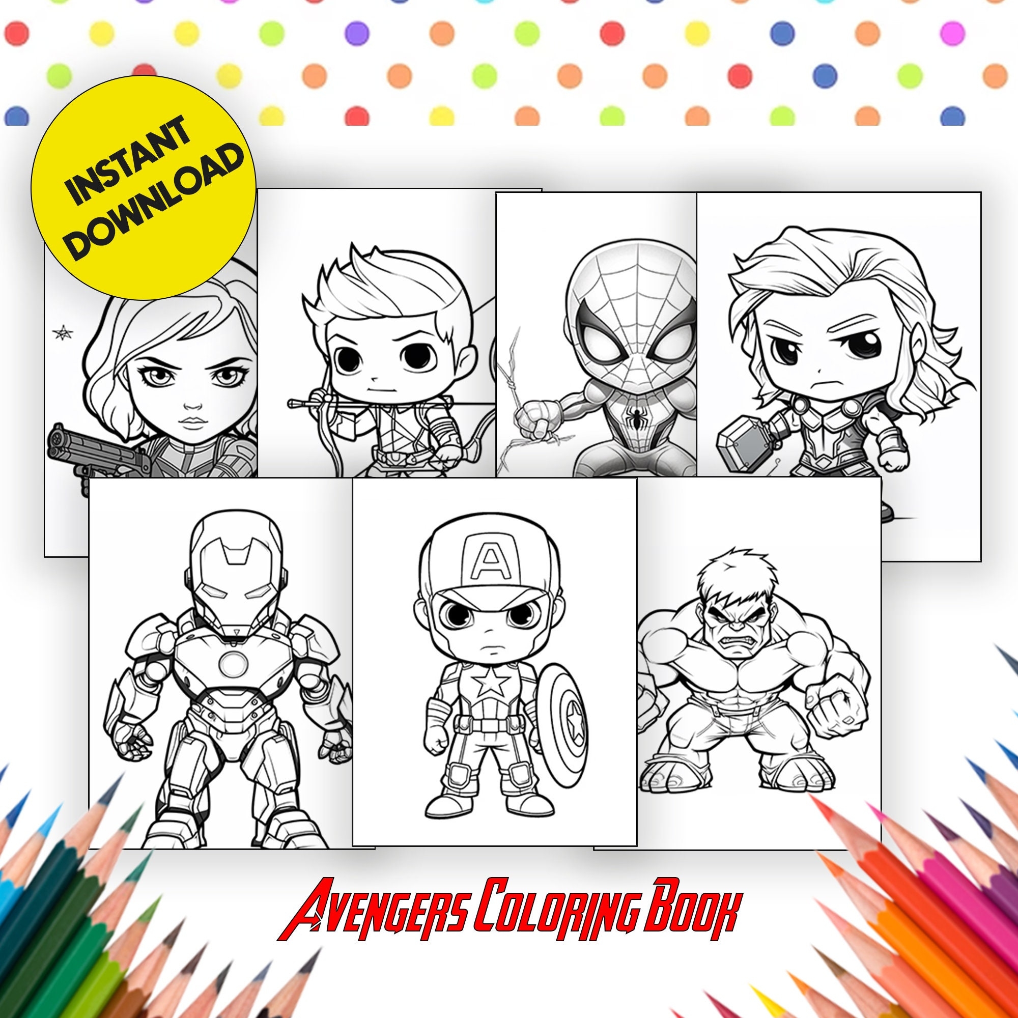 marvel the avengers coloring pages