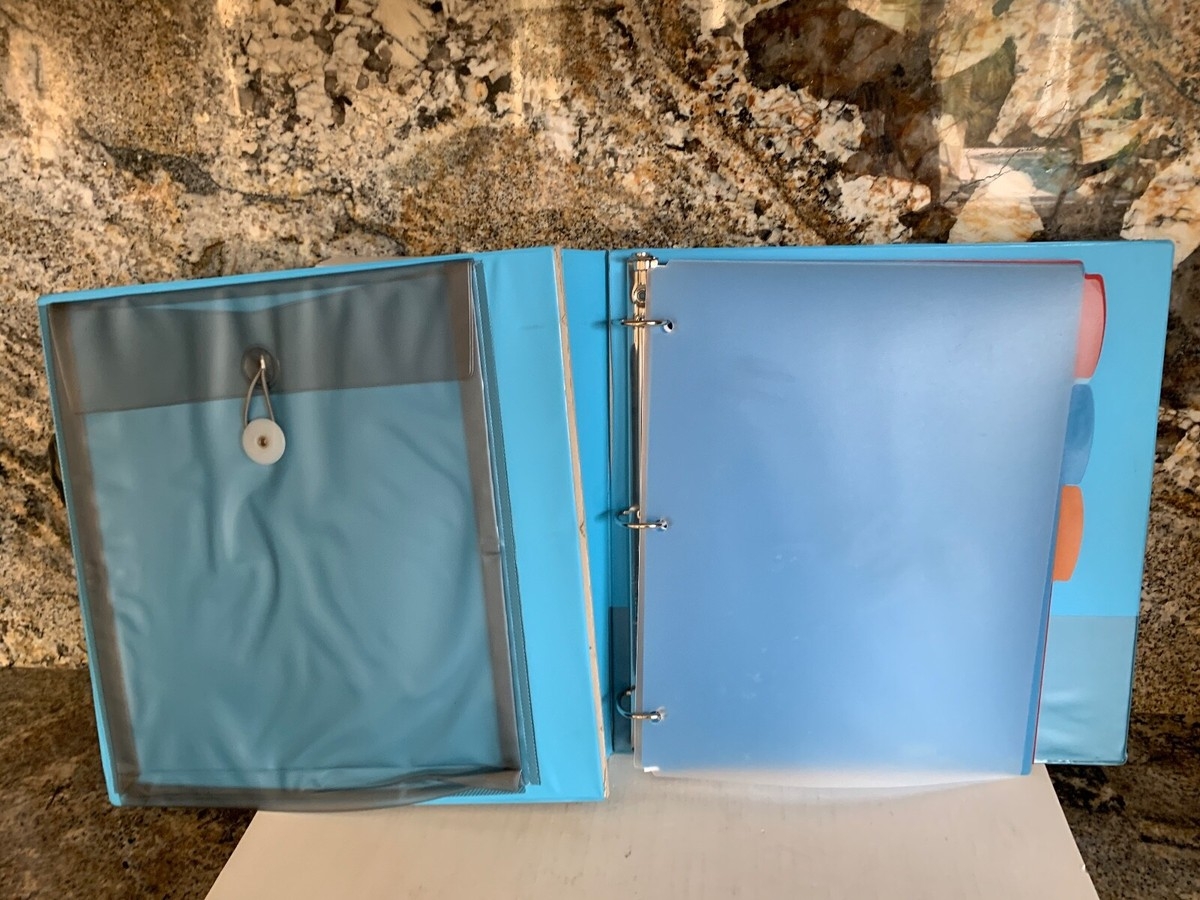 3 ring binder with dividers