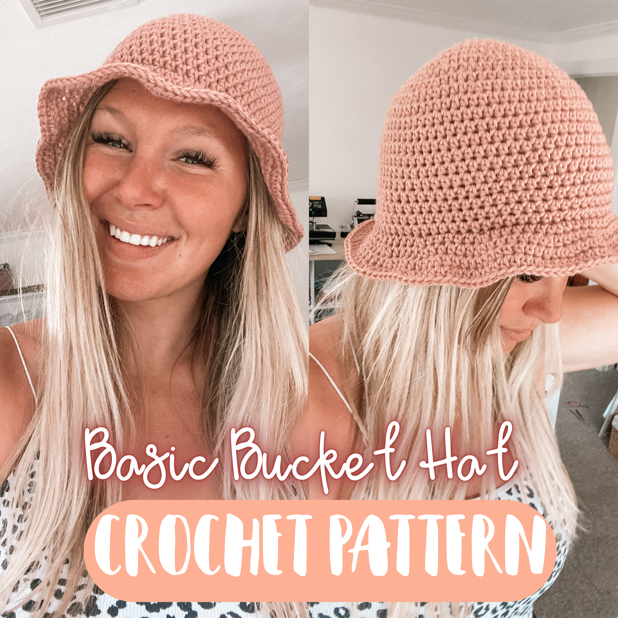 Basic Crochet Bucket Hat Pattern Taylor Lynn Crochet