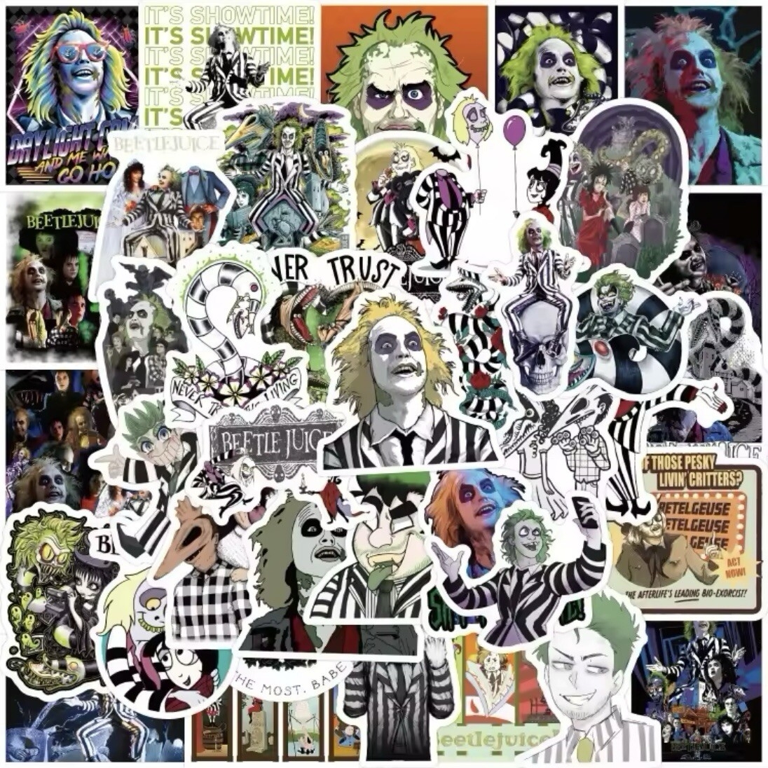 Beetle Guy Scary Stickers 50pk Beetle Guy Style Mix Character Stickers FREE SHIP EBay