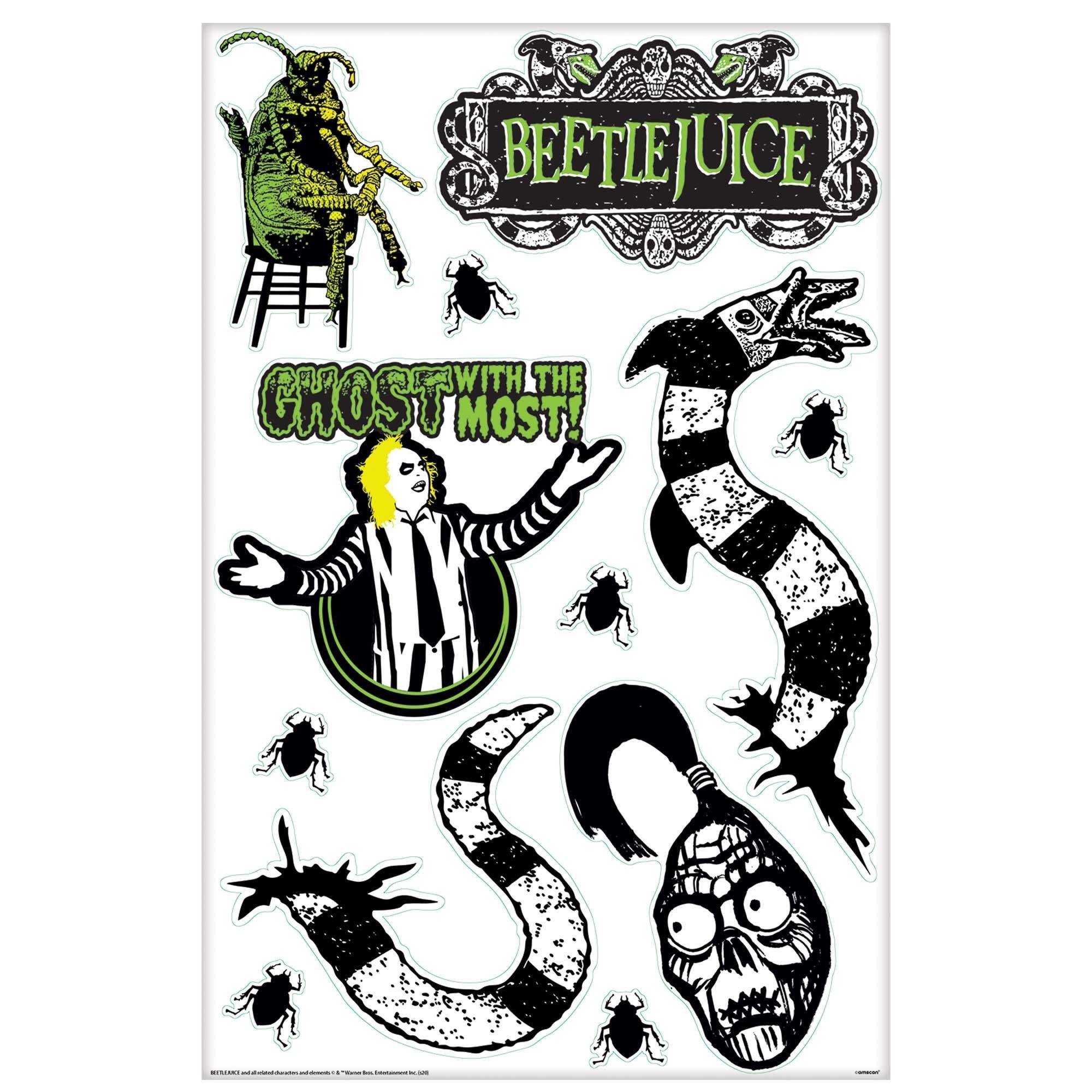 Beetlejuice Wall Stickers Party On 