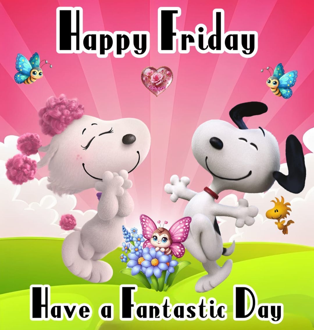 happy friday snoopy images
