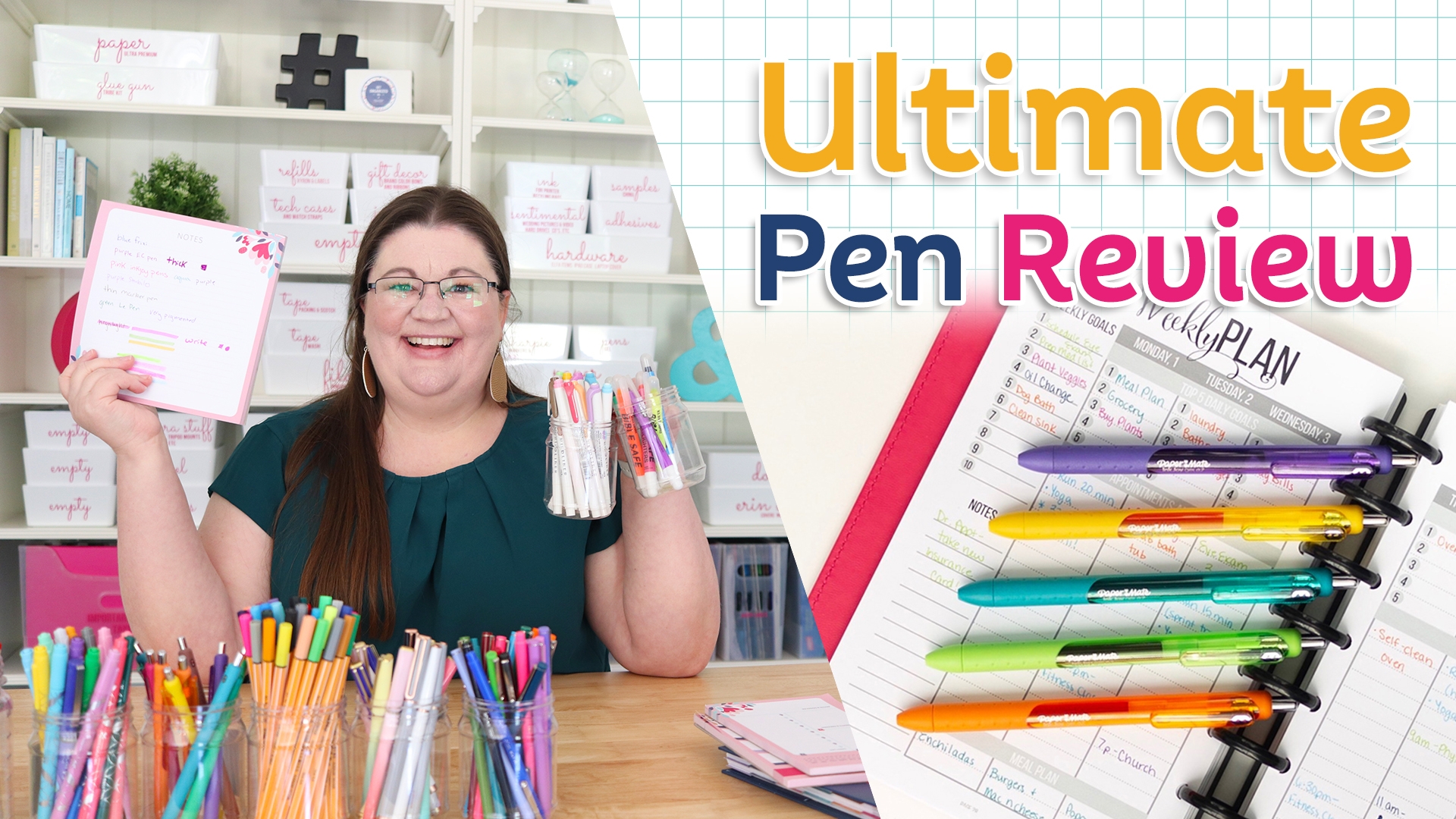 Best Pens For Writing In Planners The ULTIMATE Pen Review Get Organized HQ