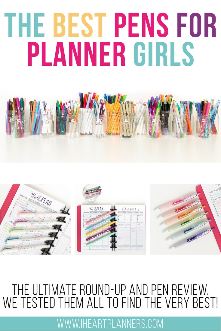Best Pens For Writing In Planners The ULTIMATE Pen Review Get Organized HQ