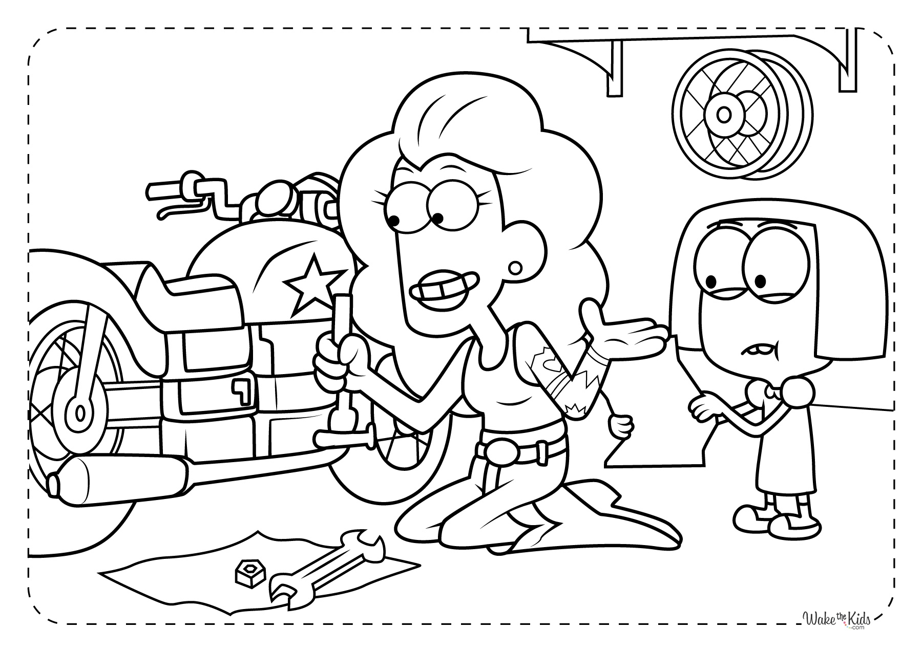Big City Greens Coloring Pages Free Printable PDFs WakeTheKids
