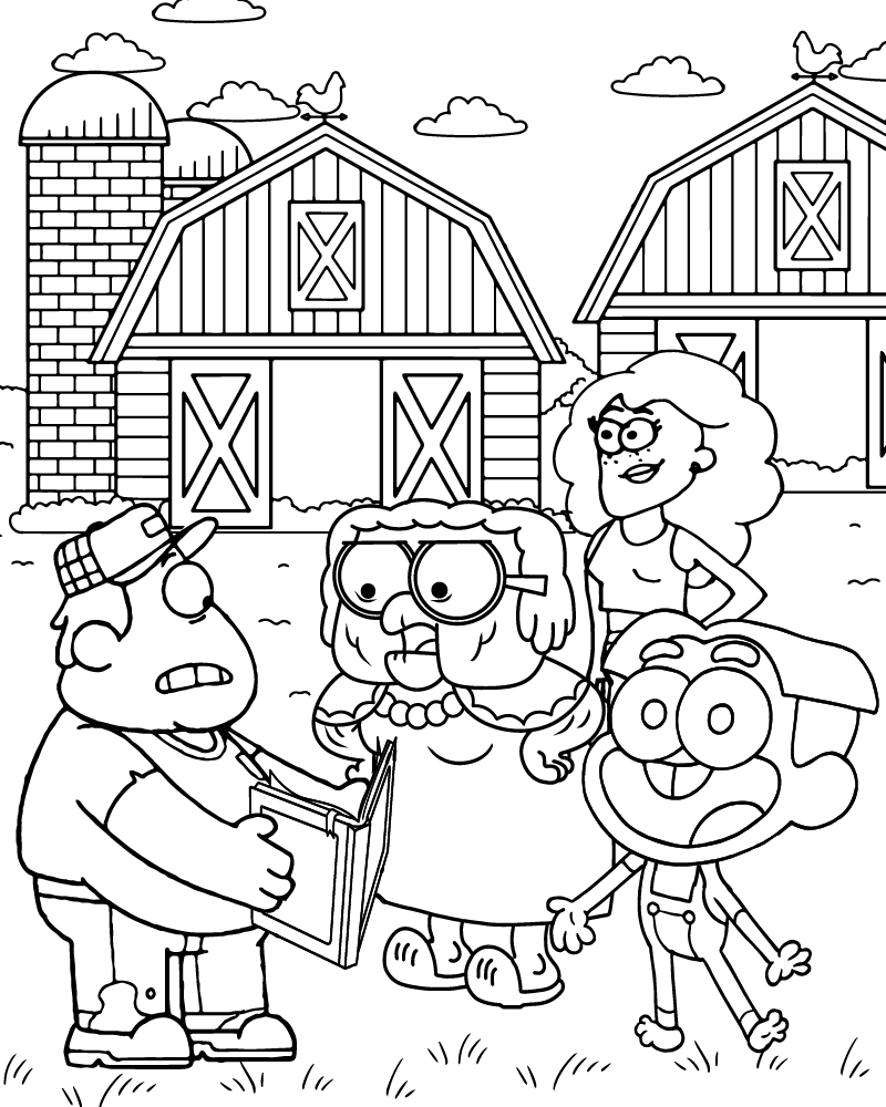 big city greens coloring pages