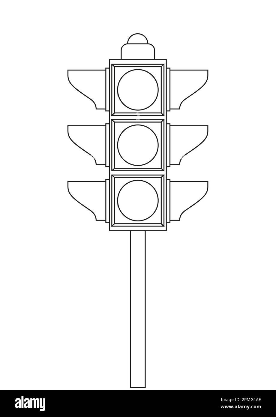 colouring pages of traffic lights