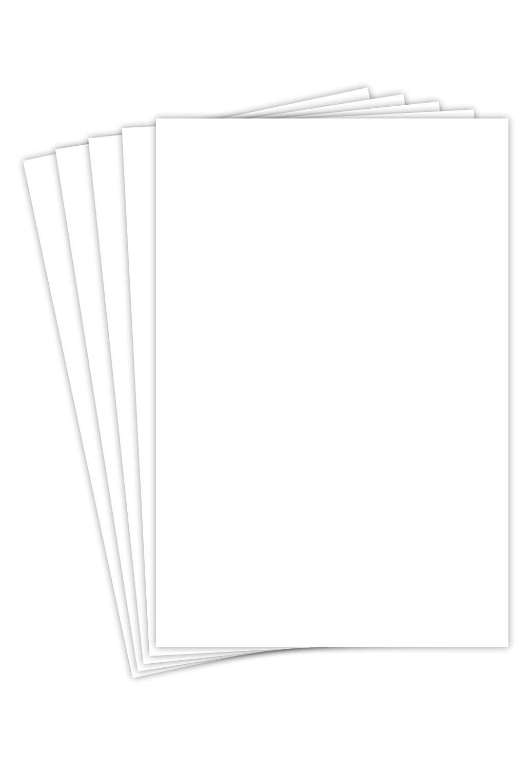 Blank White Large Cardstock 12 X 18 Inches Medium Weight Thick Paper 65lb Cover Card Stock 176 GSM 50 Sheets Per Pack Amazon au Stationery Office Products