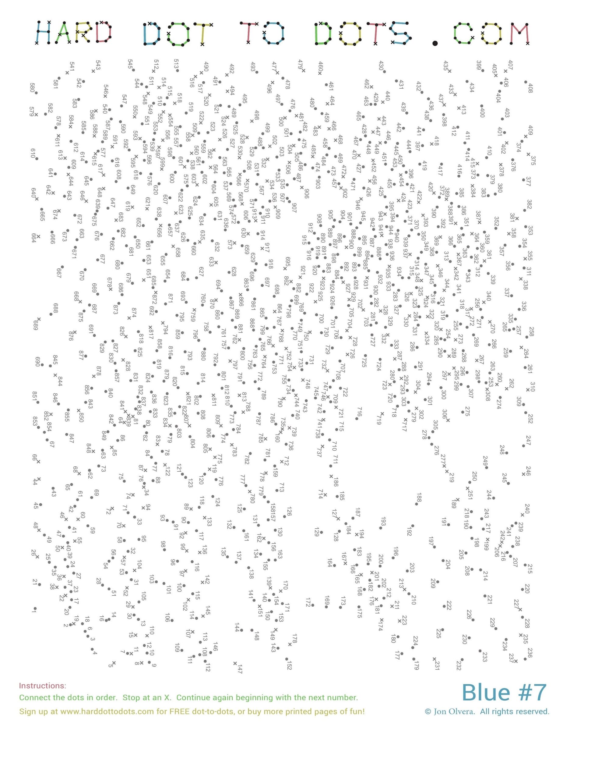 Blue 20 Pack Hard Dot To Dots Etsy Israel