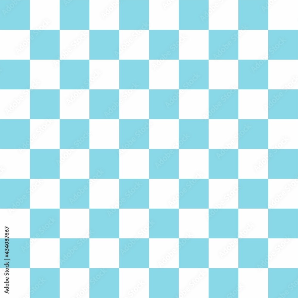 Blue Chequered Digital Paper Seamless Checker Patterns Printable Scrapbook Paper Checkerboard Backgrounds Stock Illustration Adobe Stock
