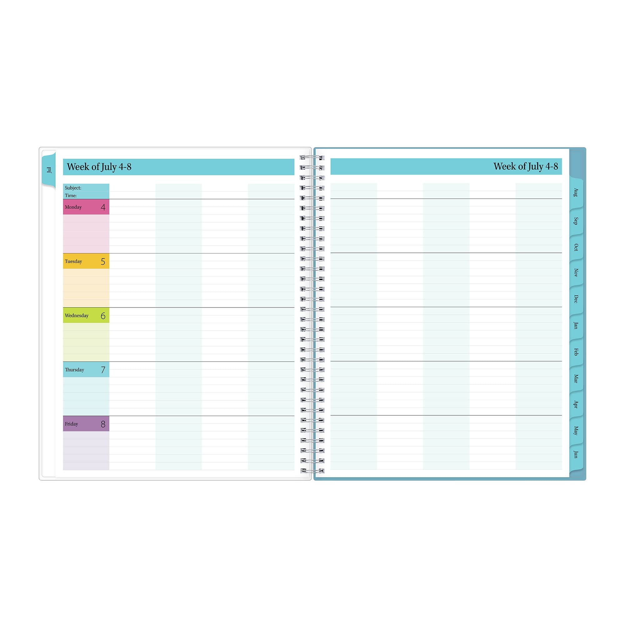 blue sky teacher planner