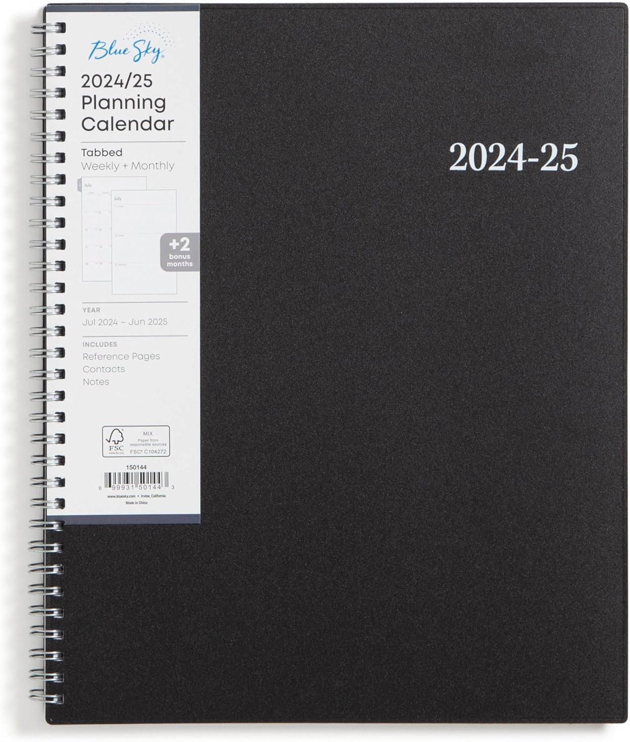 Blue Sky 2024 2025 Academic Year Weekly And Monthly Planner 8 5 X 11 Flexibl EBay
