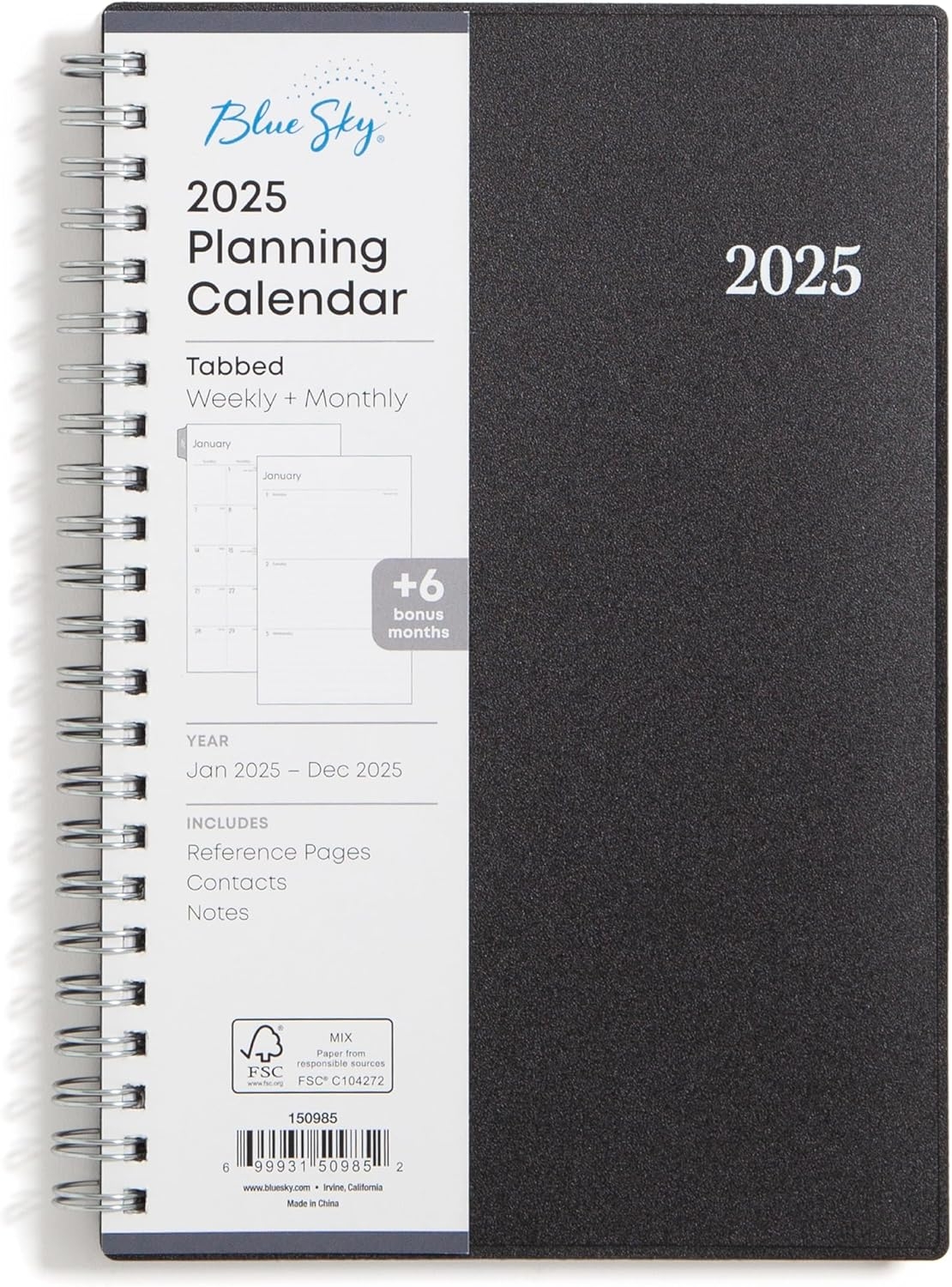 Blue Sky 2025 Weekly And Monthly Planner Calendar January December 8 5 X 11 EBay