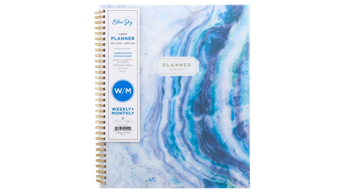 Blue Sky Tabbed Planner 8 5 X 11 Delivery Near Me Doordash