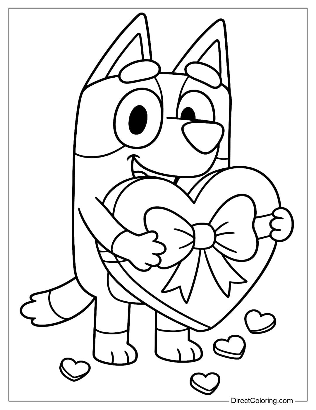 Bluey Coloring Pages Free PDF To Download And Print