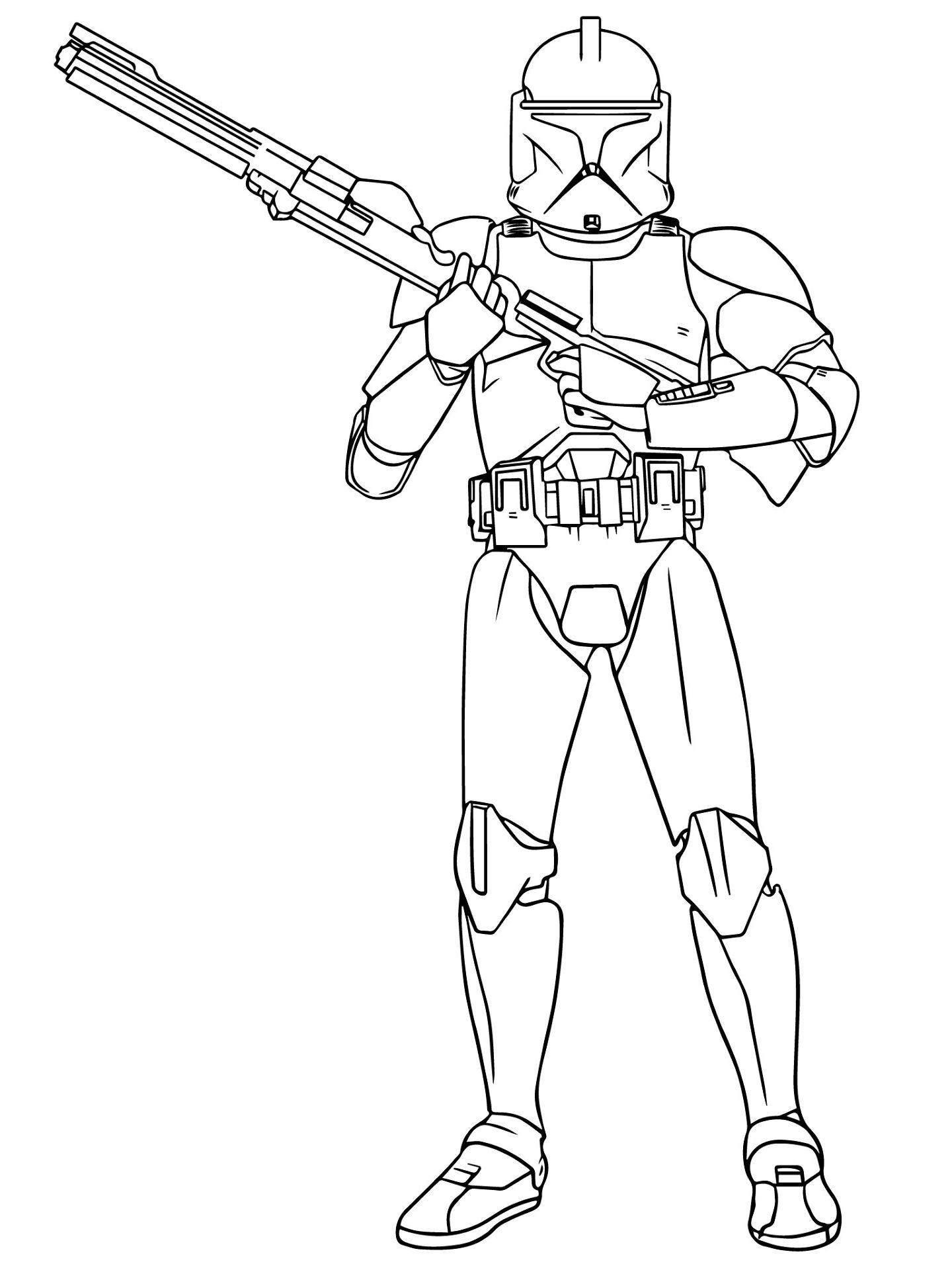 Boba Fett Coloring Page Free Printable