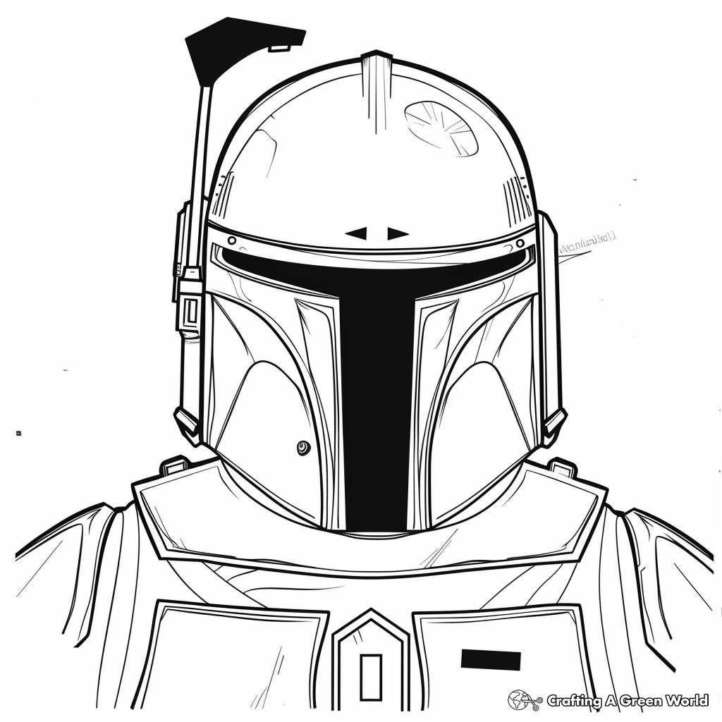 Boba Fett Coloring Pages Free Printable 