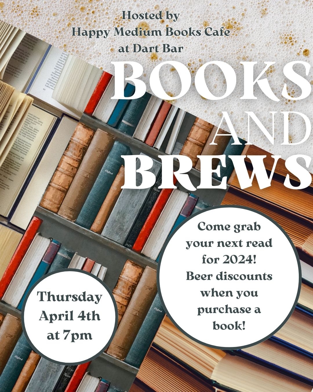 Books And Brews Best Bookstore Caf In Jacksonville FL Happy Medium Books Caf 