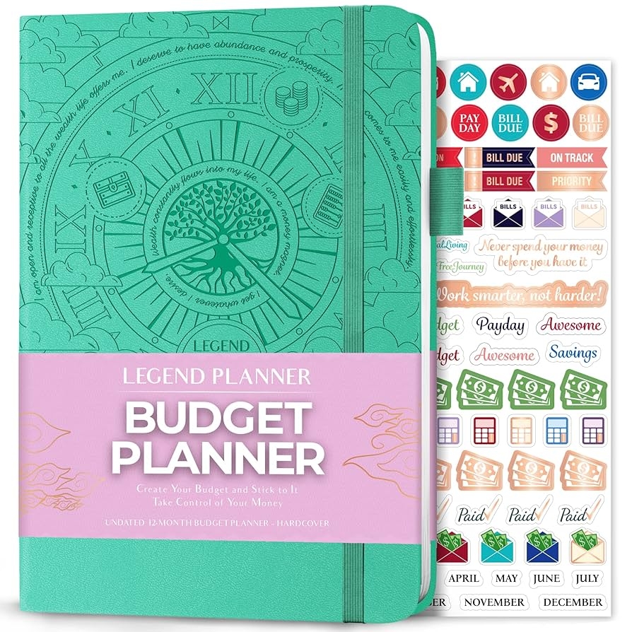 Budget Planner Account Book Green River Budget Planner Notebook Financial Organization Journal Green Cover Expense Tracker
