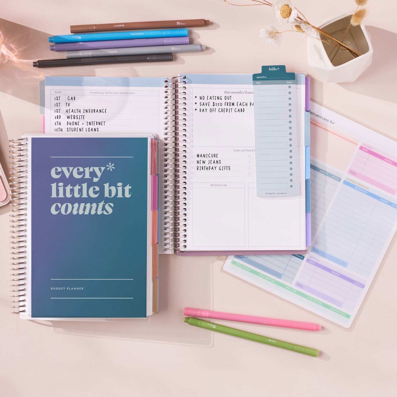 Budget Planning Bundle Erin Condren