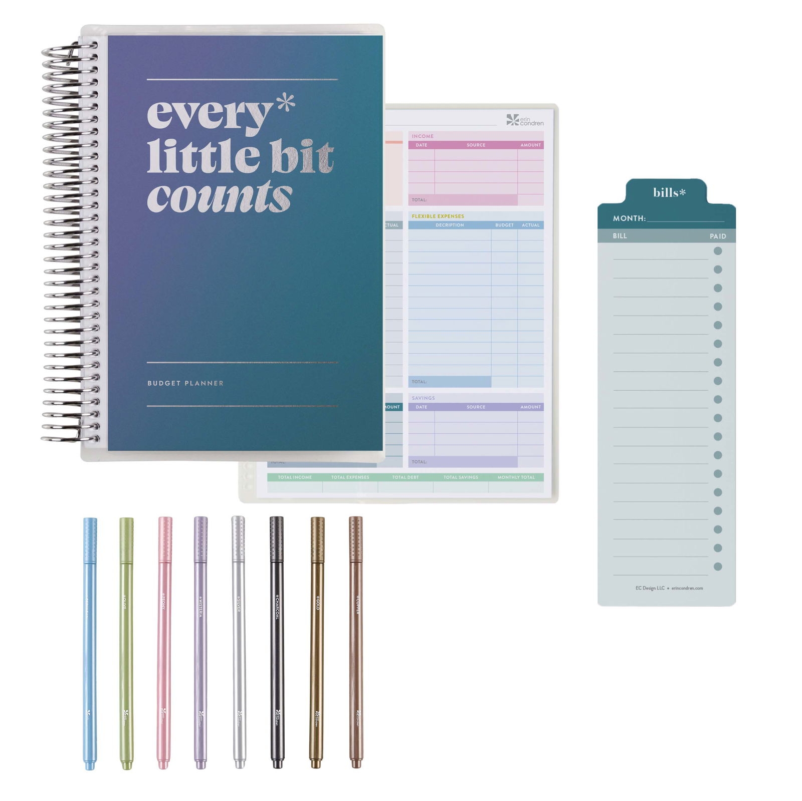 Budget Planning Bundle Erin Condren