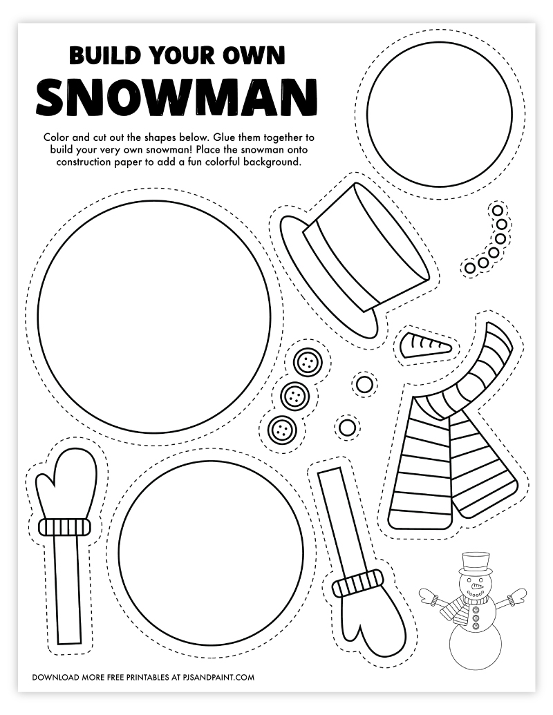 printable snowman patterns