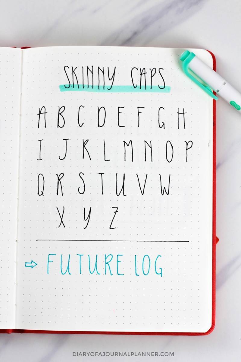 Bullet Journal Fonts 14 Fonts For Bullet Journal You Need To Try 