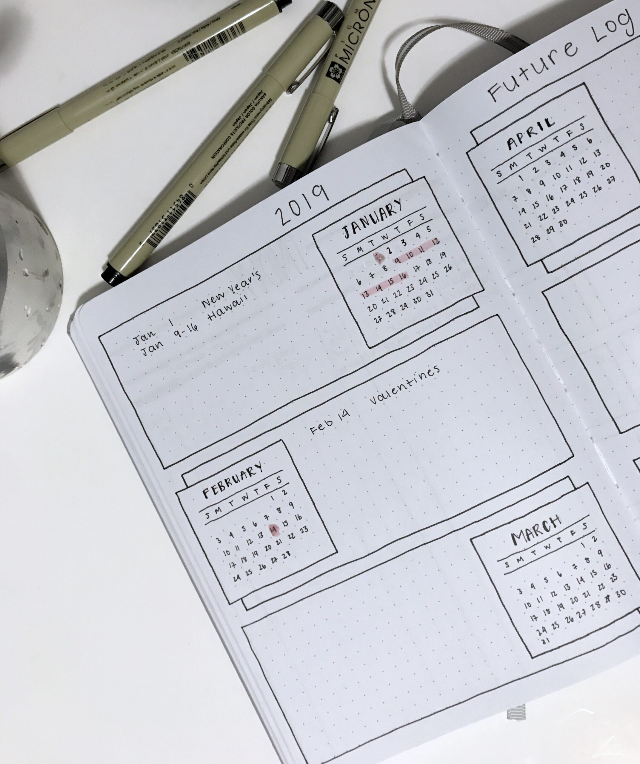 Bullet Journal For Beginner s Series Part 4 Future Log Vs Monthly Log Vs Weekly Log 