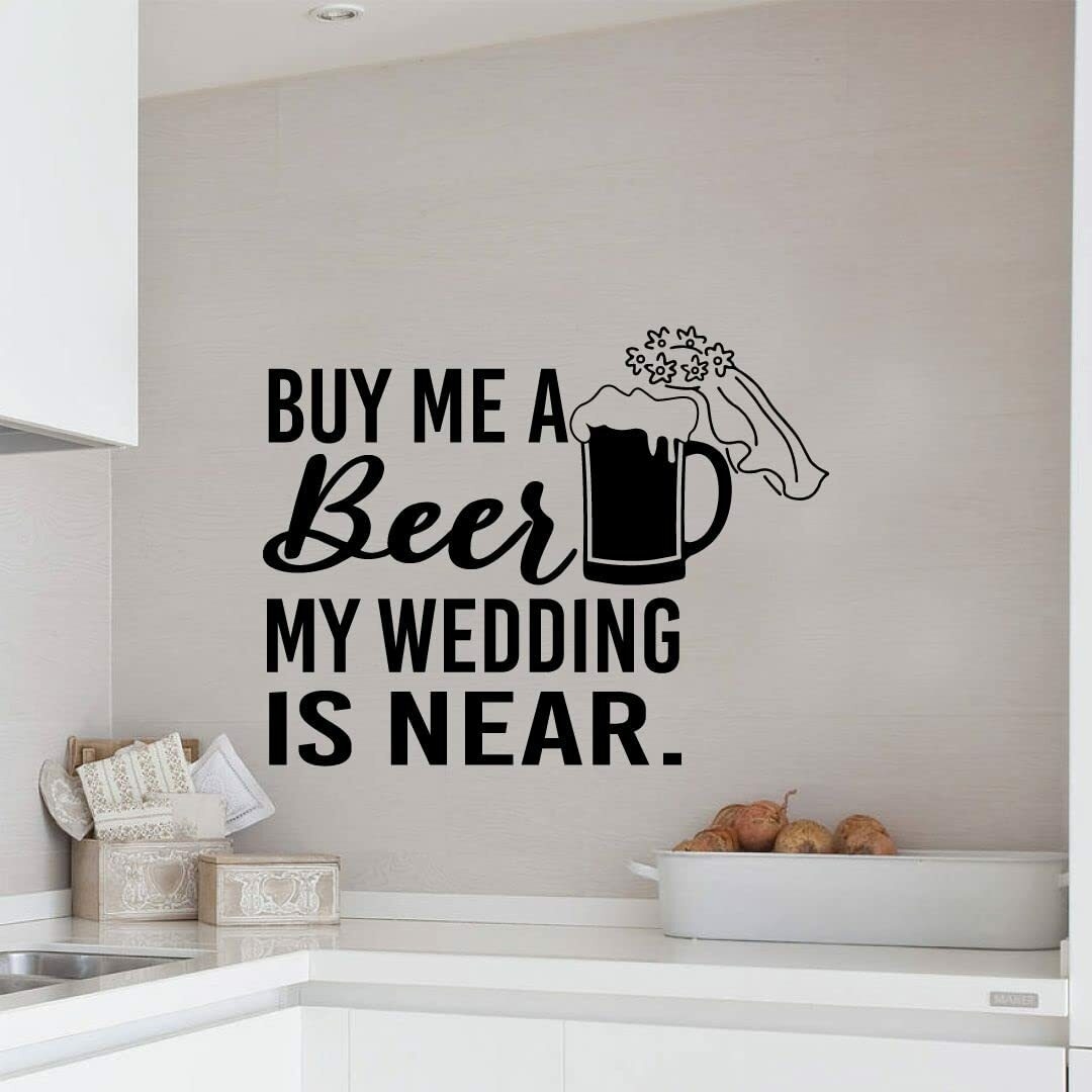 Buy Me A Beer Quotes Beers Vinyl Art Sticker Home Room Bar Cellar Wall Decals EBay