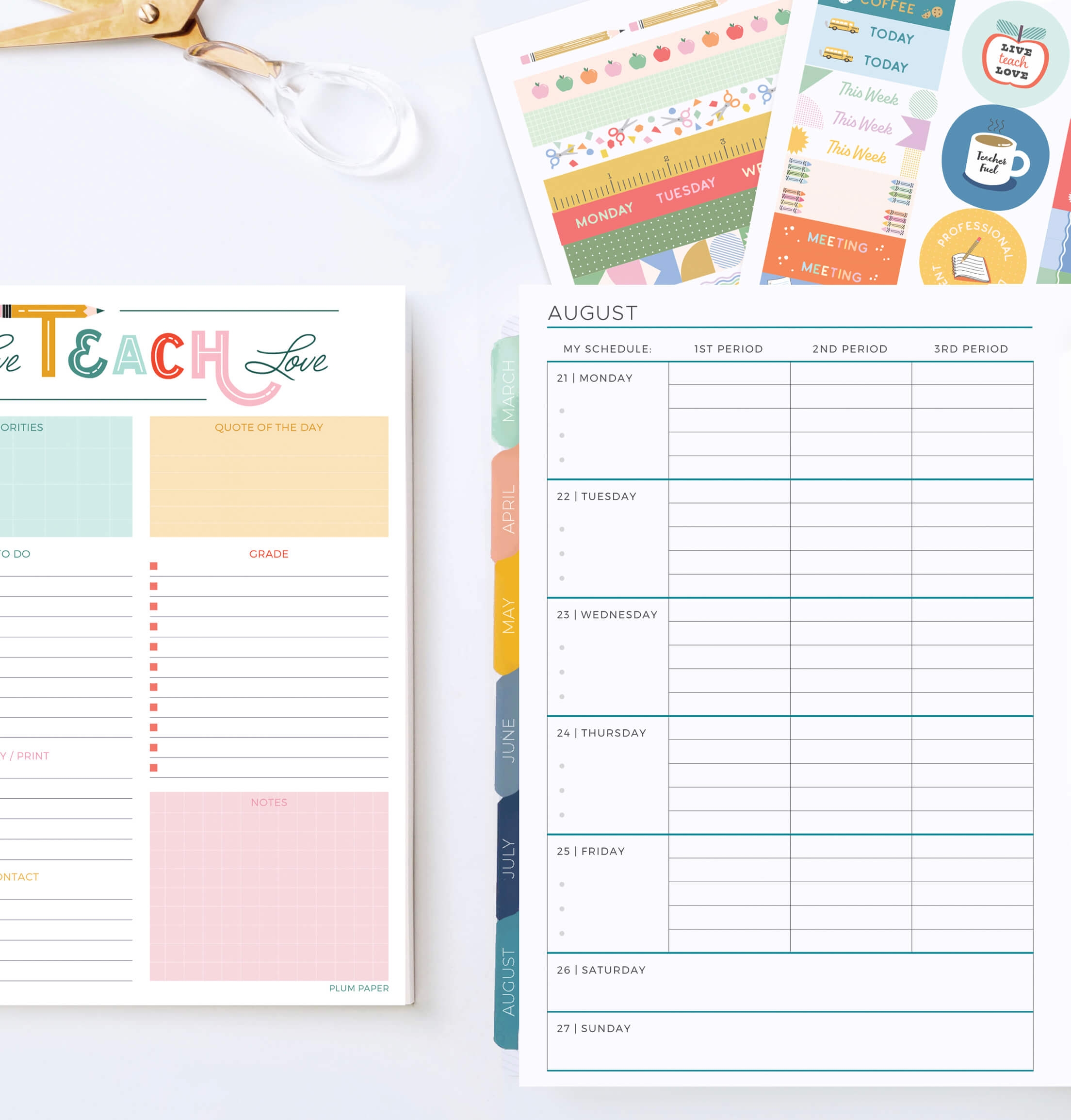 Buy Teacher Planner For Middle School And High School Plum Paper