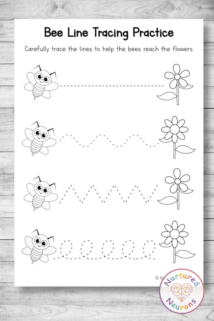 tracing lines preschool