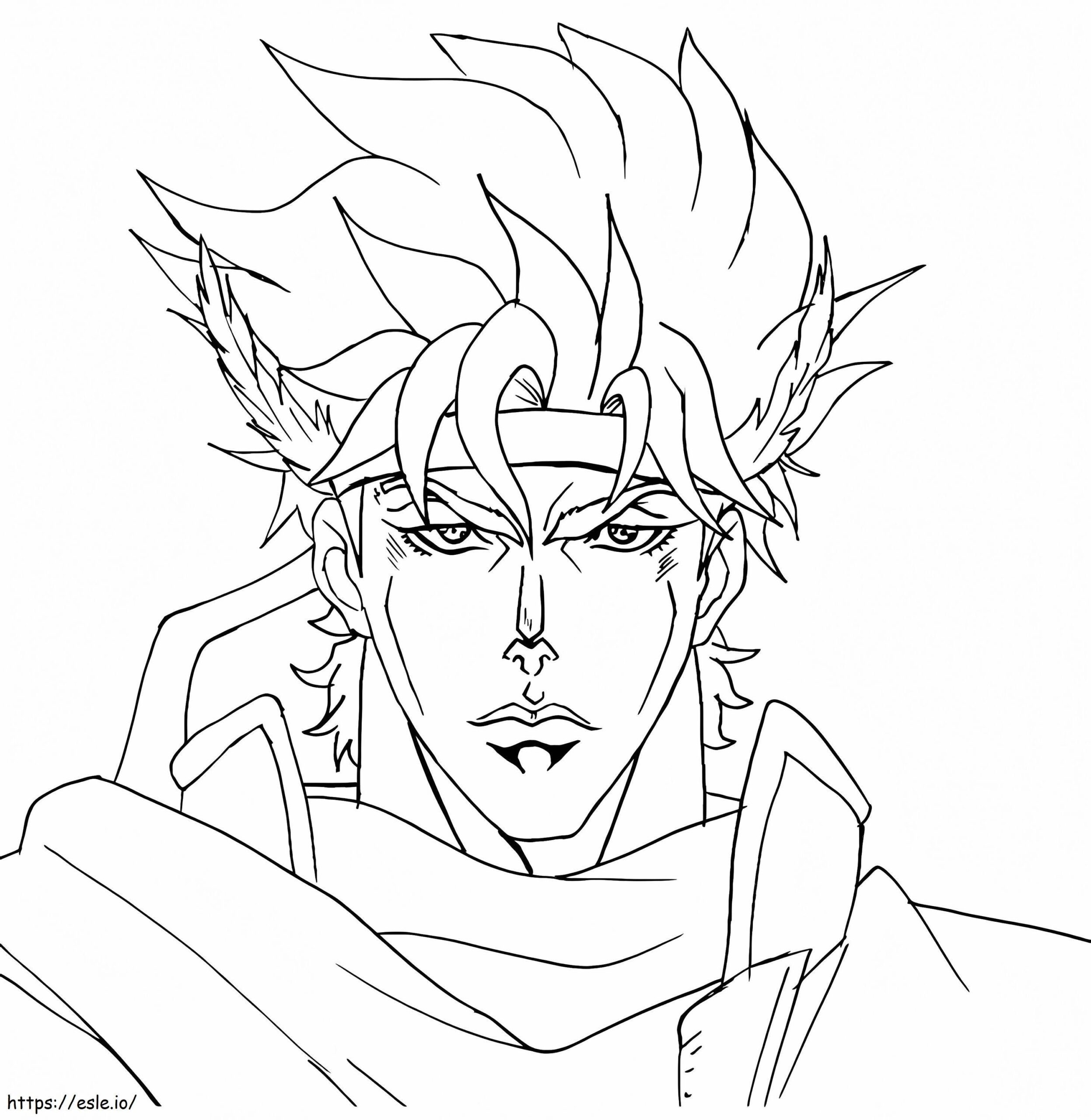Caesar Anthony JoJo S Bizarre Adventure Coloring Page