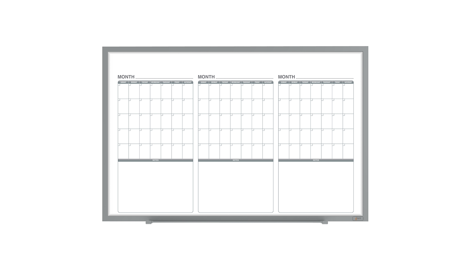 Calendar Whiteboard Ghent