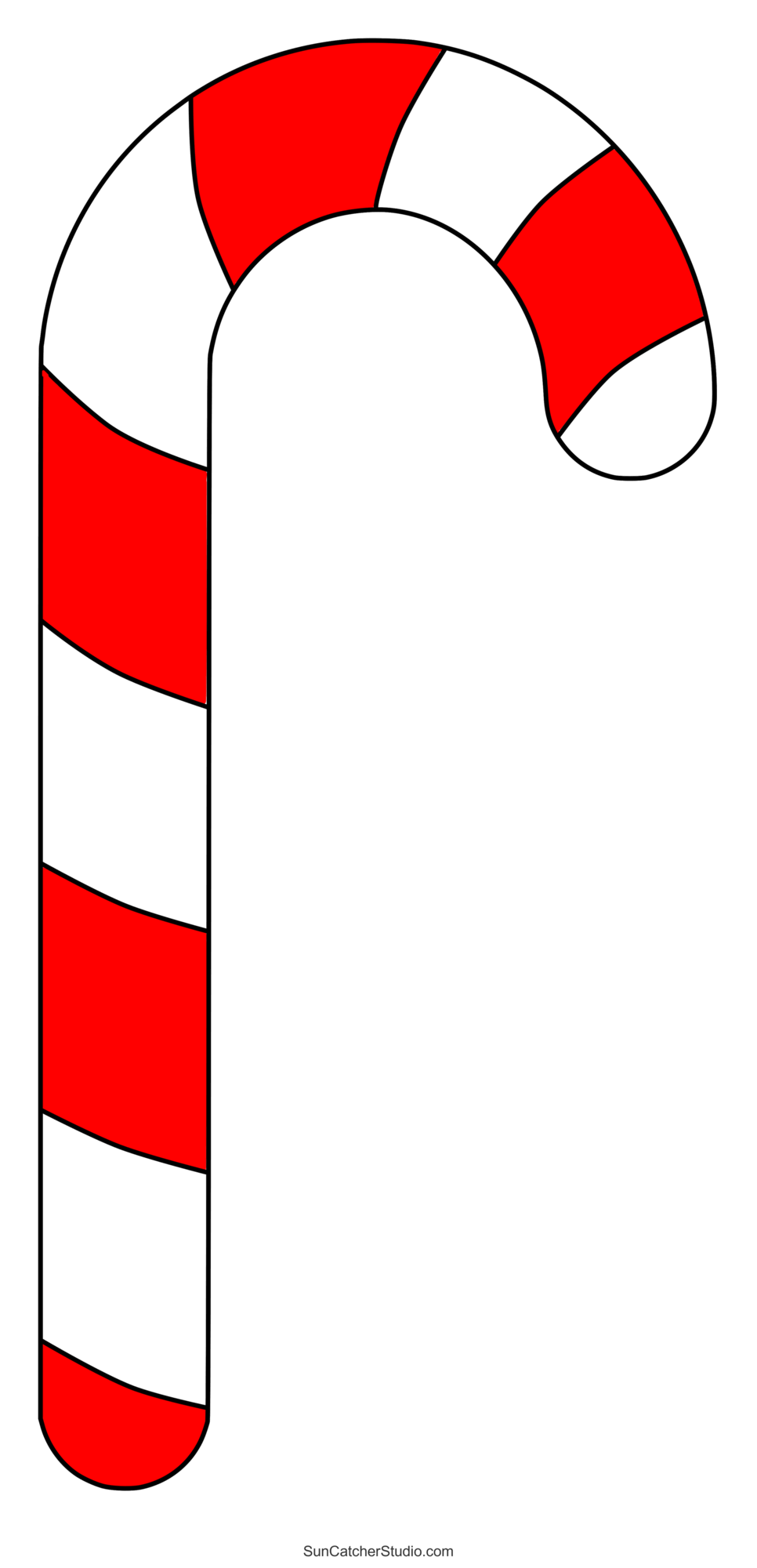 Candy Cane Templates Free Printable Patterns Stencils Free Printables Lettering SVG Files Tools Apps