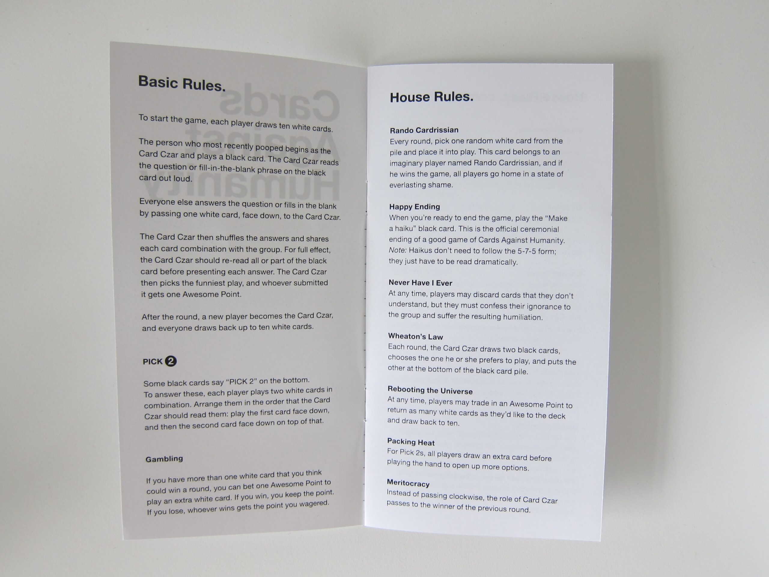 Cards Against Humanity Blog Lesterchan