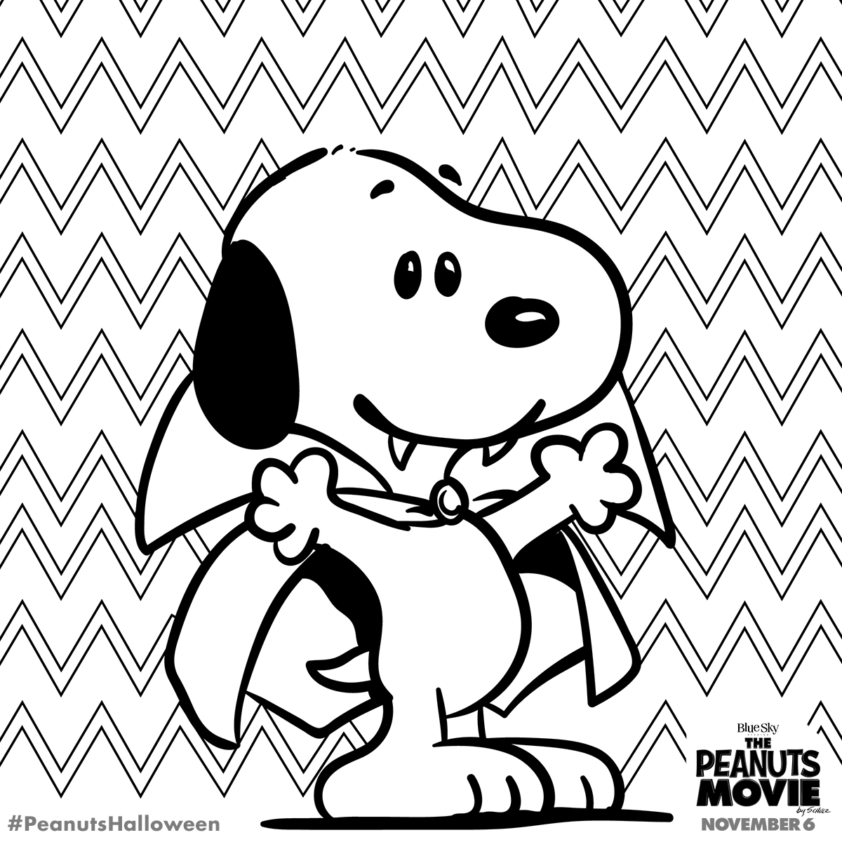 snoopy coloring pages halloween