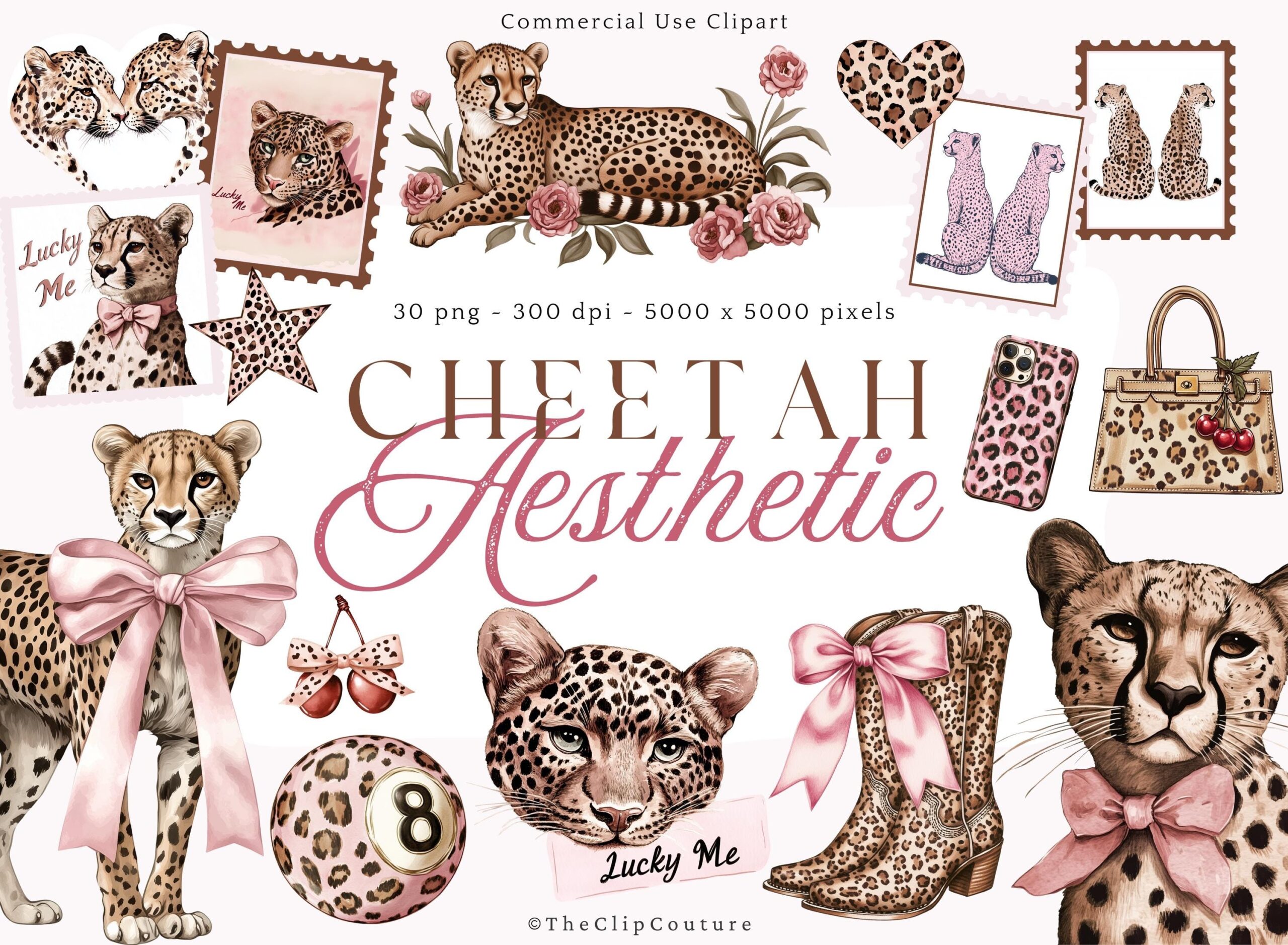 coquette cheetah print wallpaper