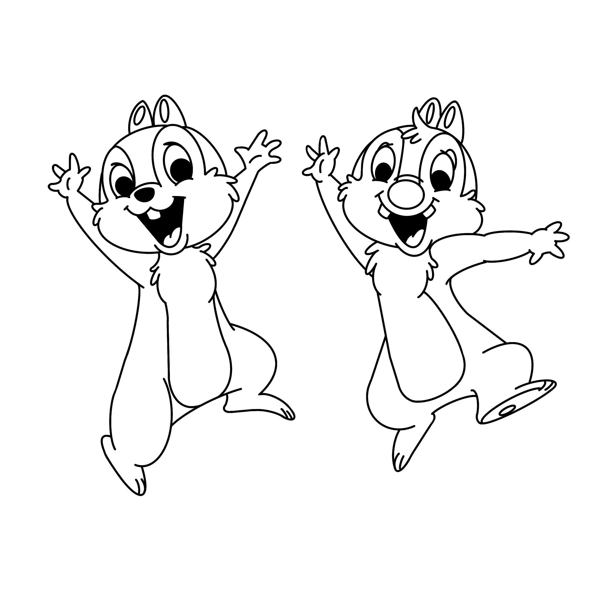 Chip And Dale SVG File Etsy